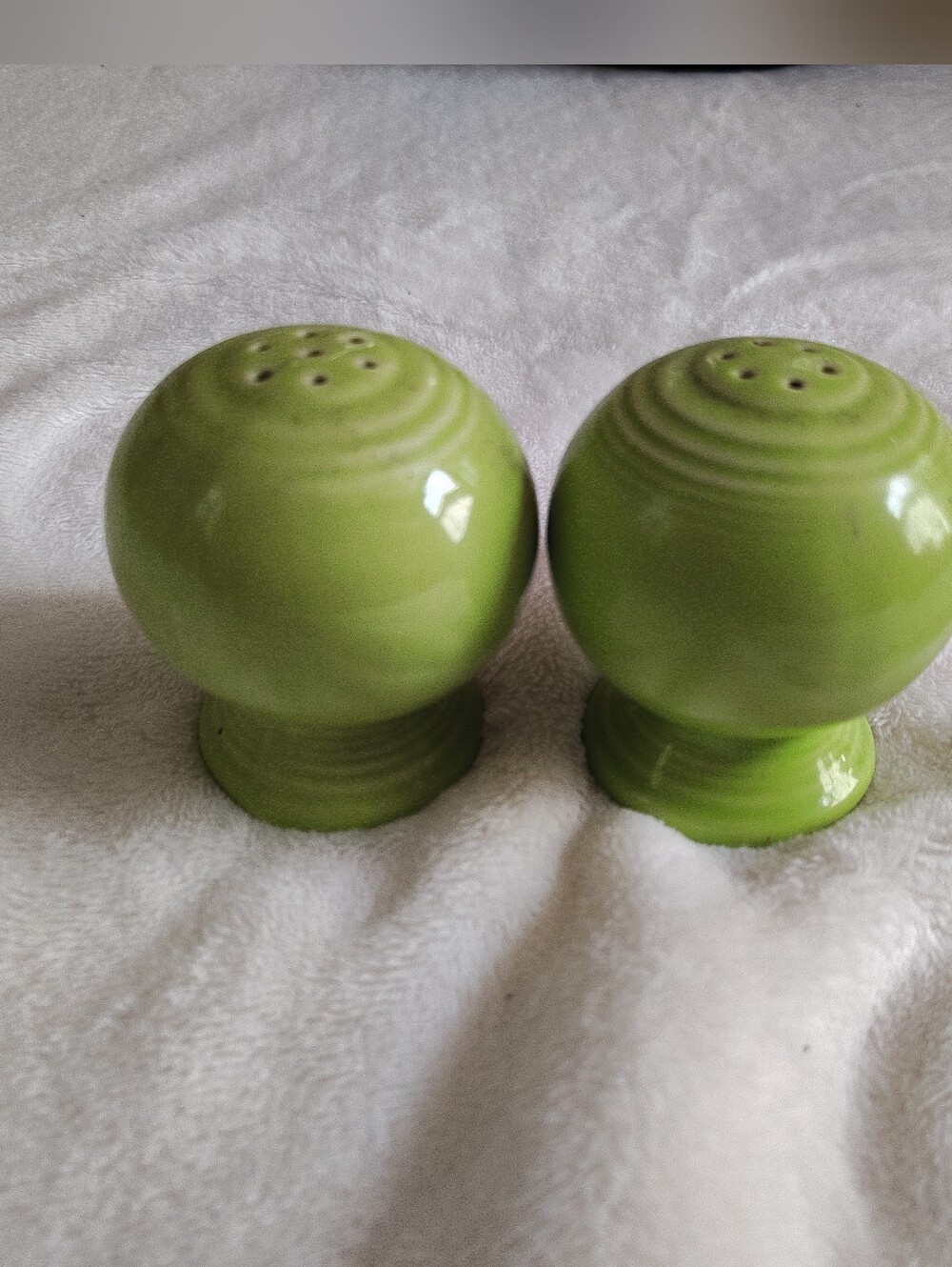 Fiestaware Chartreuse Salt Pepper Shakers